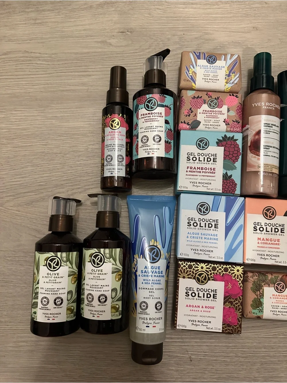 NEW Yves Rocher 24-Pc Bath Body Hair Care Mega Bundle | Shower Gel Lotion